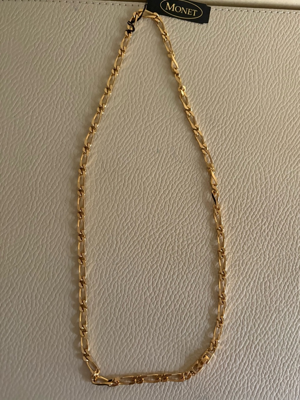 Nwt Monet Gold Link Chain Necklace - Elegant Women’s Jewelry